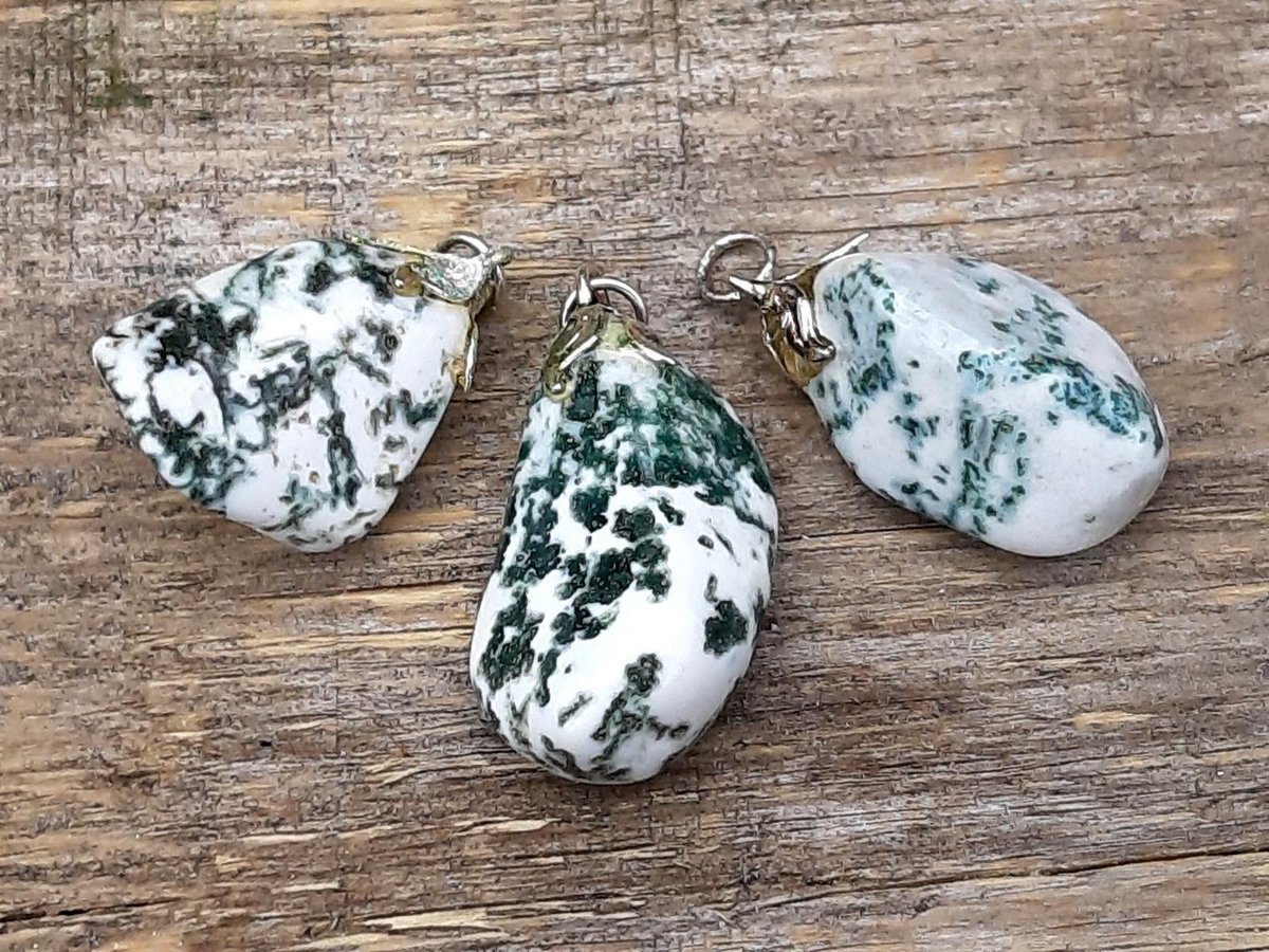 Edelsteen Boom Agaat hanger